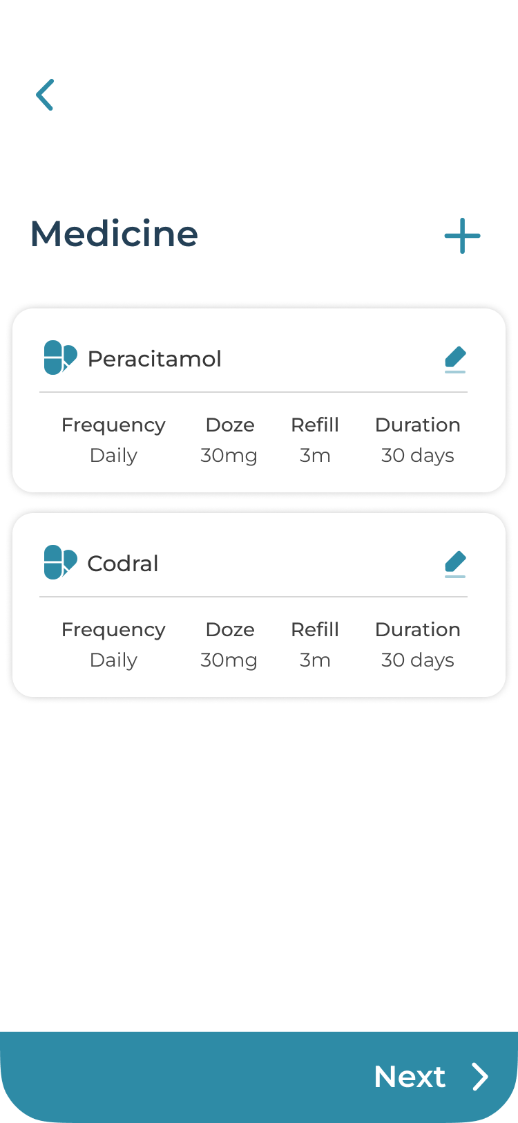 Physician add medicine fill 2